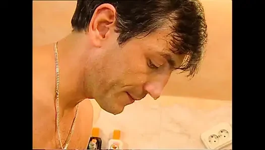 Sexy Mature Wife with Smooth Pussy Fucked in the Bathroom by Husband wit...