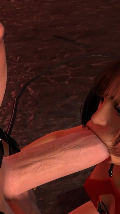 Sucking Futa Dick on the Street | Clip 2