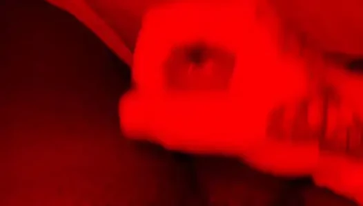Stepsister plays with my bbc while we're home alone and I cum all over her tits