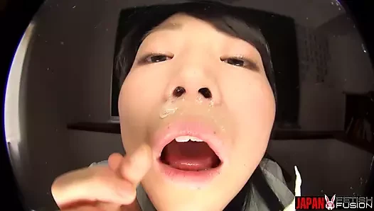 The Classroom Is Empty... and Ami Utada Drips Snot From Her Nose Straight Onto Your POV Screen