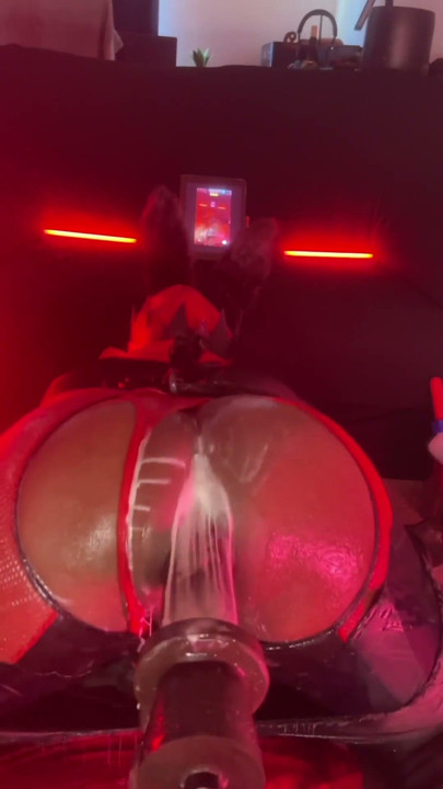 Big Juicy Ass Pounded Doggystyle by Fuck Machine | Clip 1