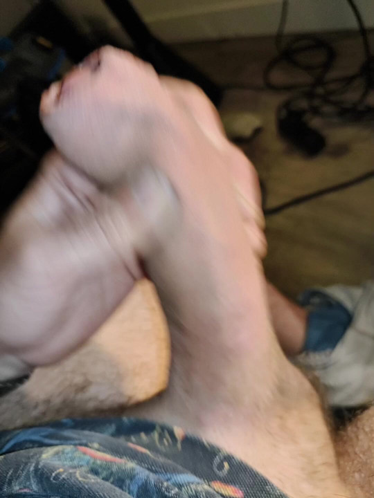 playing with my big cock