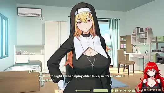EP1 Summer Clover - pembantu rumah tangga baru ngentot memek becek saudara perempuan semoknya di dapur hari pertama!