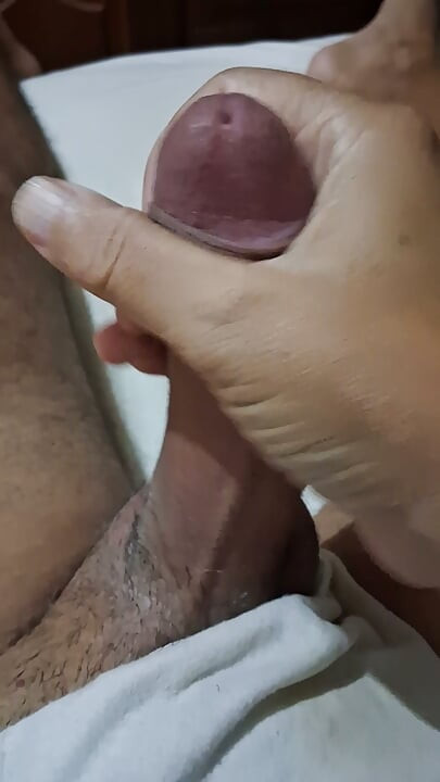 Ladysilva jerking off my big hot cock