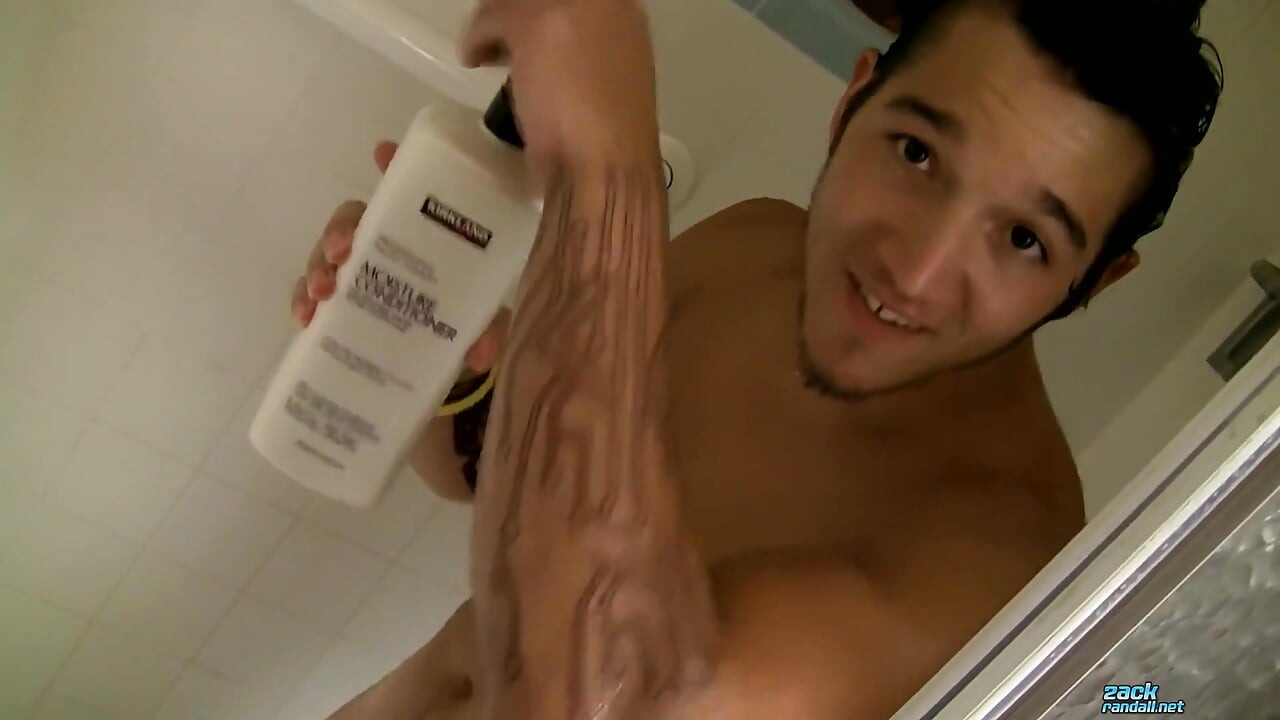 Shower Stroking Jock Jizzy