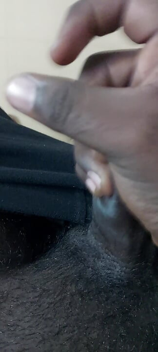 Ochtend aftrekken met sperma-einde