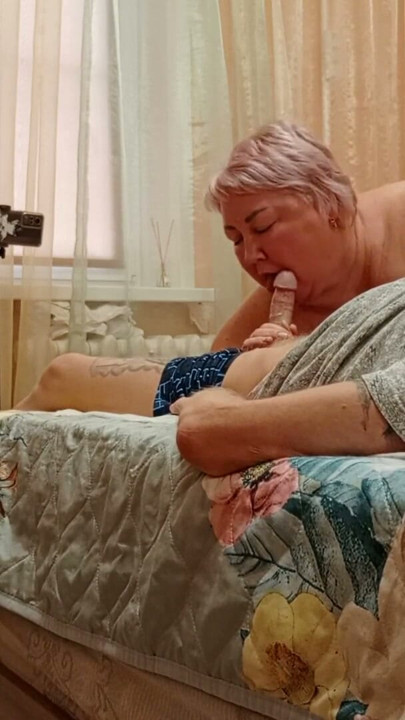Mother-in-law's mouth makes my dick cum | Clip 2