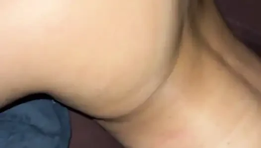 Juicy Ass of a Young Girl Gets on a Big Dick