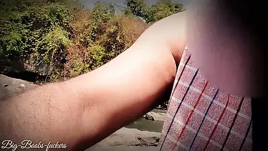 Behind the Waterfall, a Warmth Lies Sex Between Two Lovers.