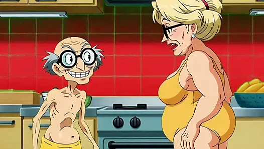 Hentai nine kahvaltıda çifte ateşli aşk yaşıyor