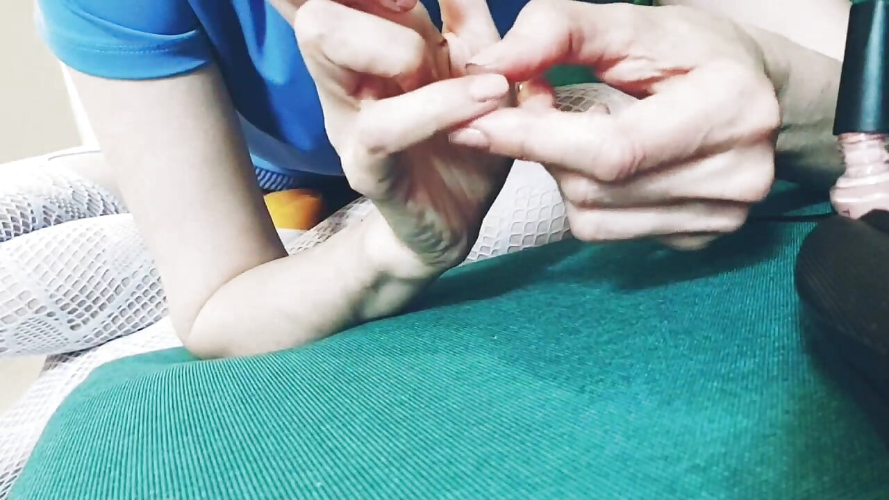 Mi-am pictat unghiile. Asmr