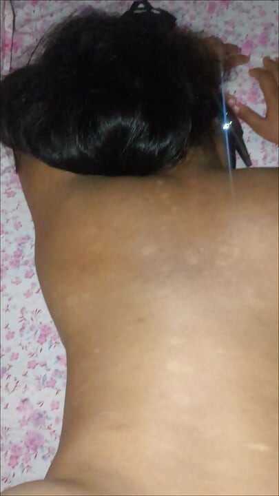 Nepali cheating wife while on phone with husband