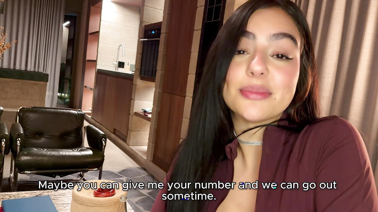 Should I get this messenger to put his big dick in me for a video? - Iris Rodriguez & Danner Mendez