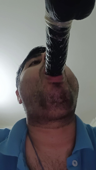 Gay dildo blowjob #cock sucking #dildo #gay slave bottom #deepthroat