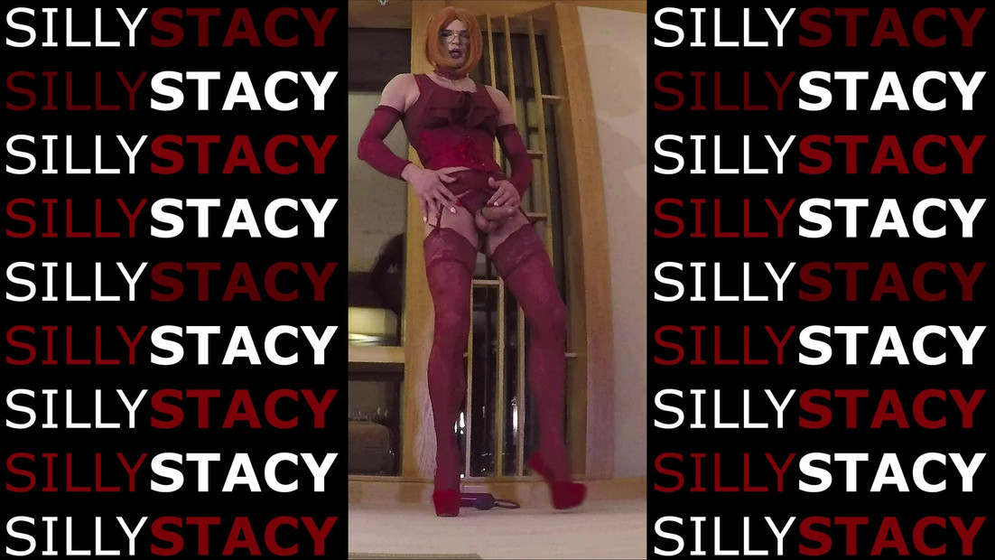 Passion Sissy jercking here huge cock in the hotel