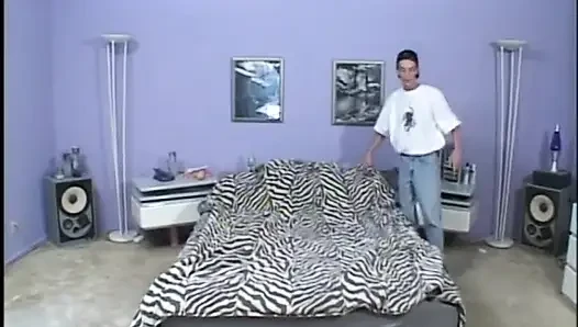 Tall blonde cougar stepmom with small tits gets her pussy pounded by her stepson