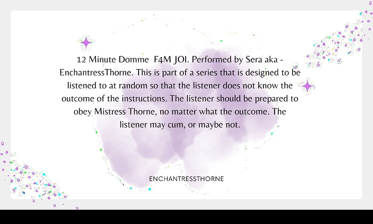 Femdom JOI Denial 02