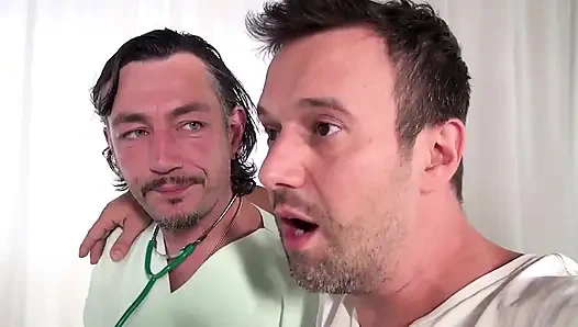 Pussy controll in the hospital...threesome pussy fucking