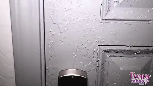 Neighbors Step-daughter Kitty Takes a Load