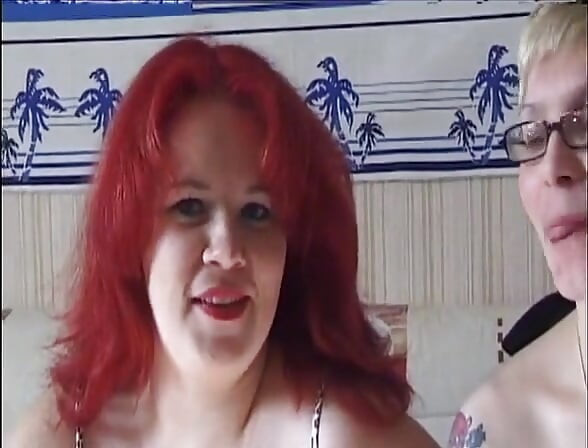 Two mature ladies showing bodies on casting