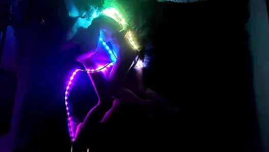 Two lighting experiments - One with Ultraviolet, The Other With an LED Strip
