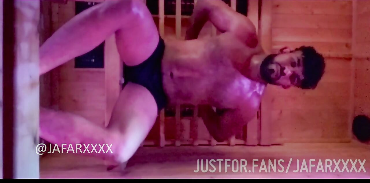 Ready for a Session with Me Dripping Sweat in the Sauna After Long Gym Session with My Feet in Your Face to Lick and Clean