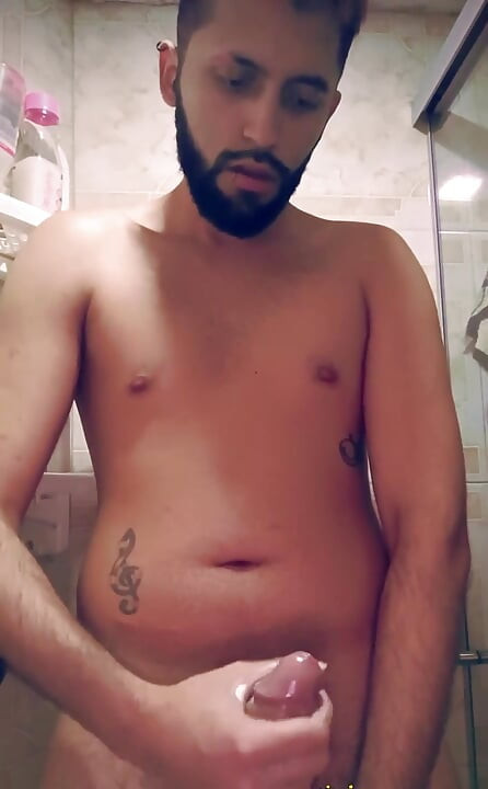 Jerking off in the shower till I cum then I keep going
