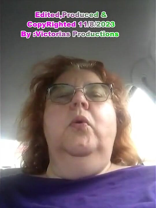 Naughty Nurse Vicki Vapes in Her Car After