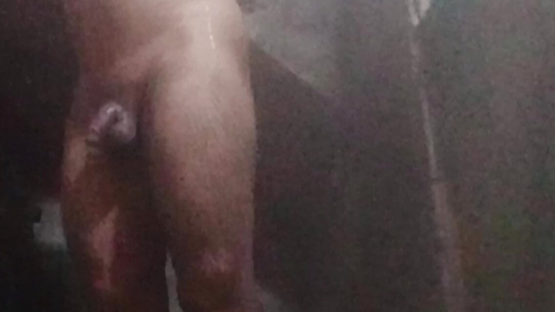 Morning shower ass