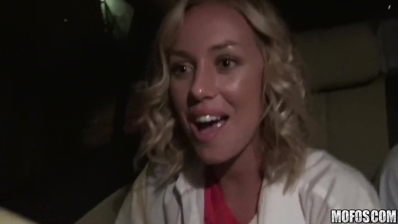 Real Slut Party - Blonde Nicole & Danica Get Picked up for a Messy Outdoors 3some & Facial After a Wild Car Ride