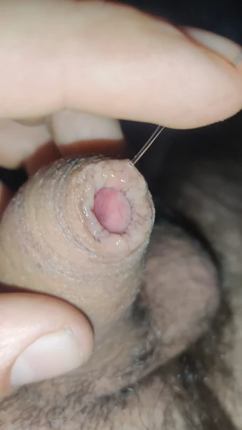 Uncut teen precum