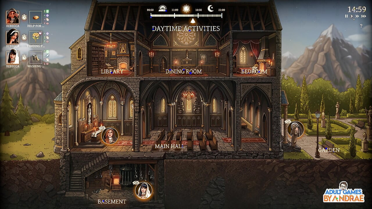 Sisters in Sin Gameplay Part 9 – Conflict Inside the Monastery