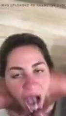 Cum drinking