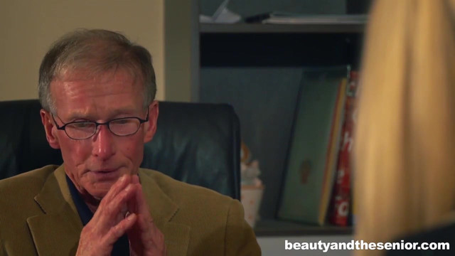 Senior Citizen Says Goodbye to Work with Golden Locks.