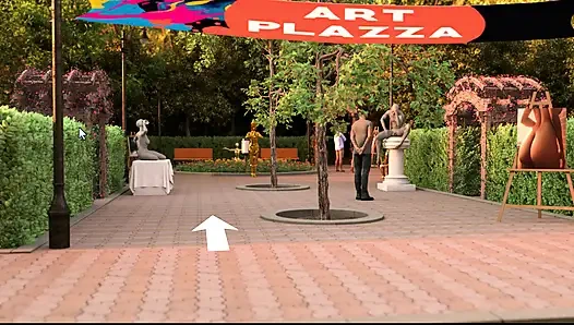 По ступеньки De Bauchery 33, Дин трахает Райли в парке