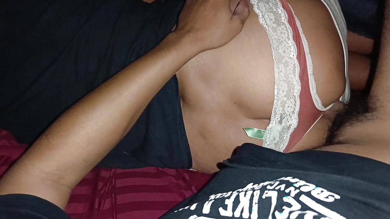 My wife's stepdaughter agrees to come to my room to watch porn while we fuck