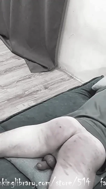Thrilling moment from "Strong and sexy spanking of husband"