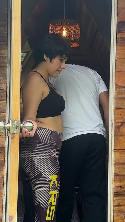 I Arrive on Vacation at a Campsite and See a Girl with a Nice Ass Next Door, and I End up Shoving My Penis Into Her.