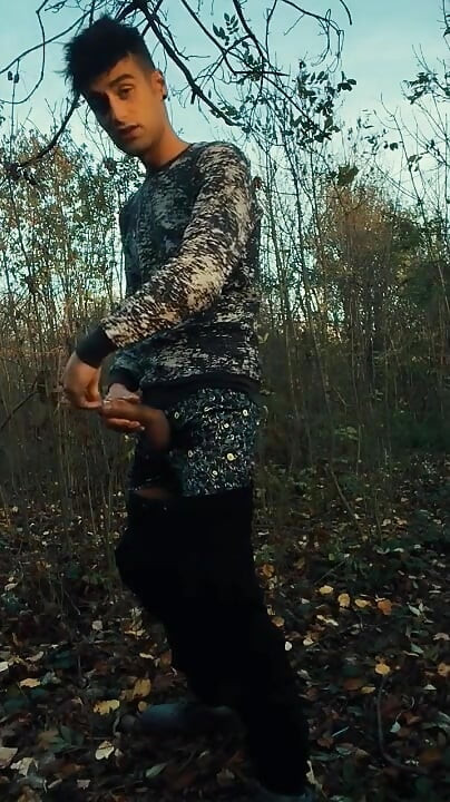 Sounding Outdoor Huge Cock