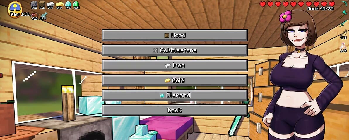 Minecraft Hornycraft Dio 83 Polusestra želi popušiti moj kurac od Loveskysanhentai