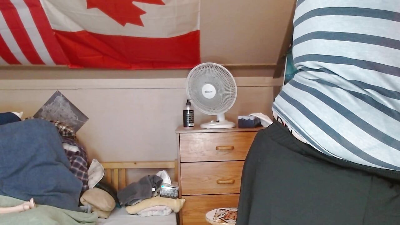 chubby cross dresser strips naked to ride dildo in her fat ass