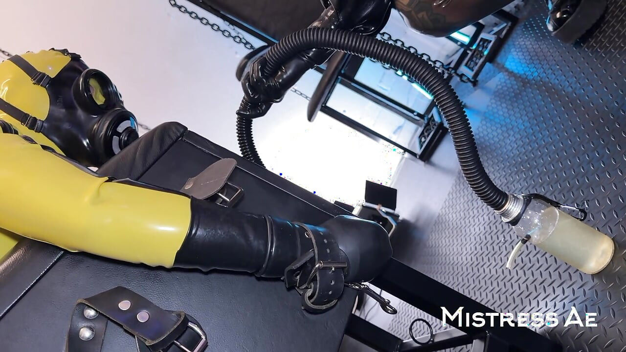 Mistressae & Princess Latex Rubber Doll: Edging, Impact and Piss Breathing