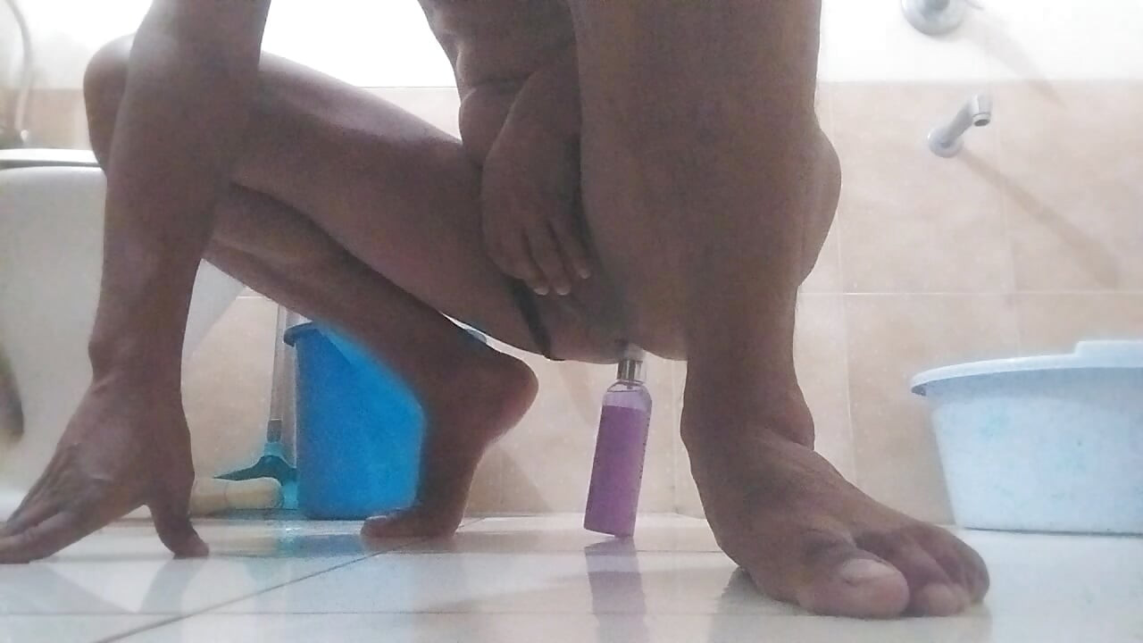Nice kissed by a boy from a bottle