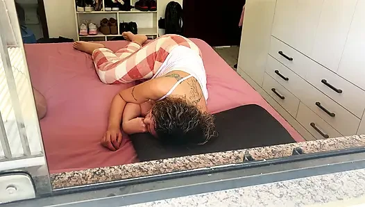 Stepdaughter receives and sucks and lets her stepfather penetrate her.