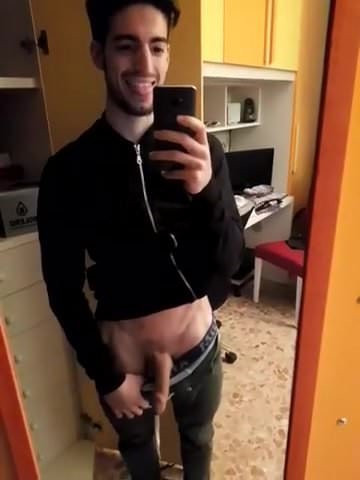 Tongue and cock out