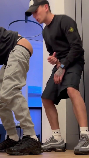 Emotional moment from "Two lads guy have fun"