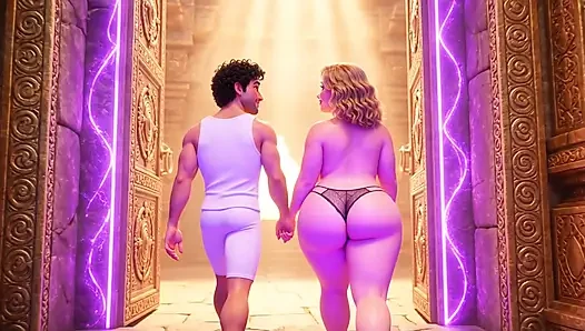 Temple of Lust - Passionate Couple's Erotic Adventure