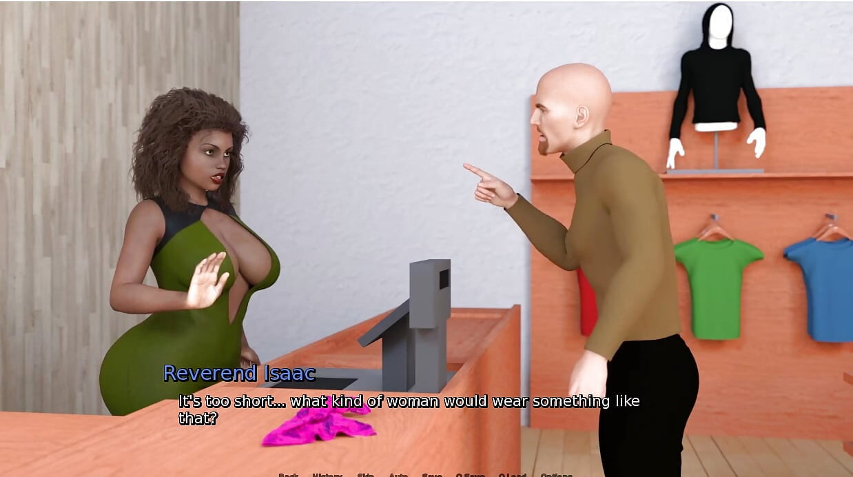 Laura lustvolles geheimnis - gameplay - rollenspiel - kisha erfreut priester in ihrem shop