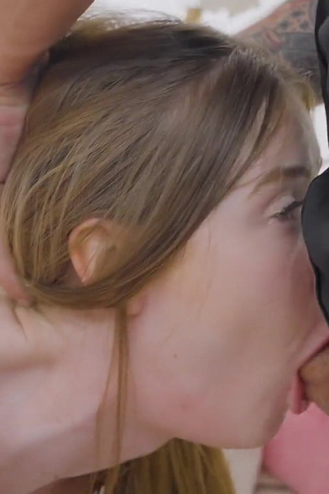 Only Teen Blowjobs - Petite Blonde Sucks the Officer's Cock for Noise Complaint