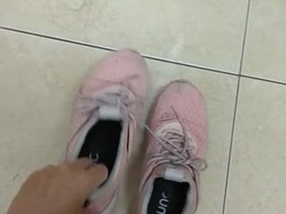 Fuck sister's pink adidas